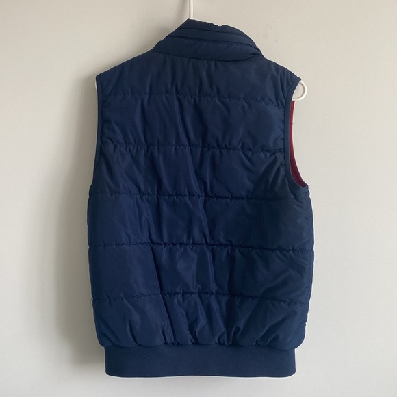 Lacoste Reversible Puffer Vest with Hood - Picture 2 of 11